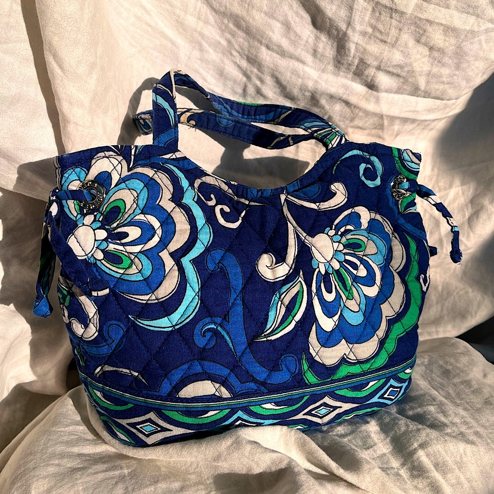 Vera Bradley Mediterranean blue mini purse